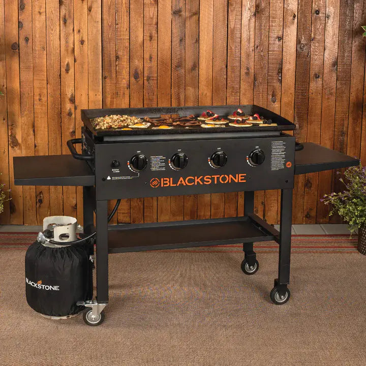 Blackstone 4-Burner 36" Griddle Cooking Station with Side Shelves