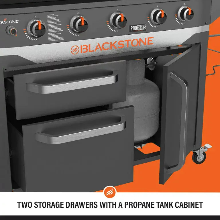 Blackstone ProSeries 5 Burner 28" Propane Griddle with Range Top