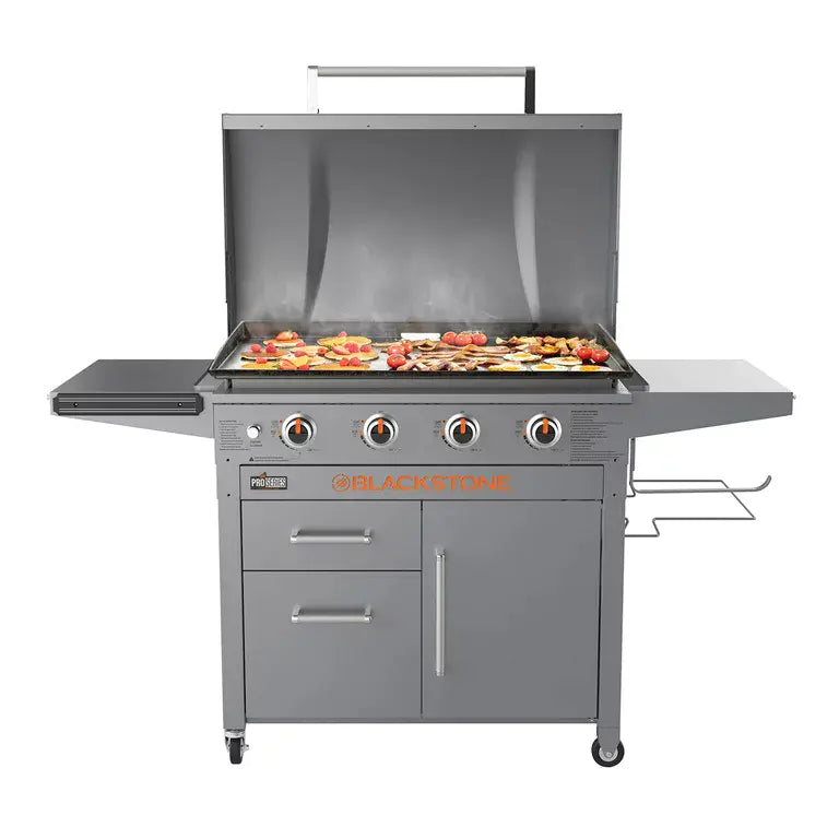 Blackstone ProSeries 4-Burner 36" Griddle Cooking Station with Hood