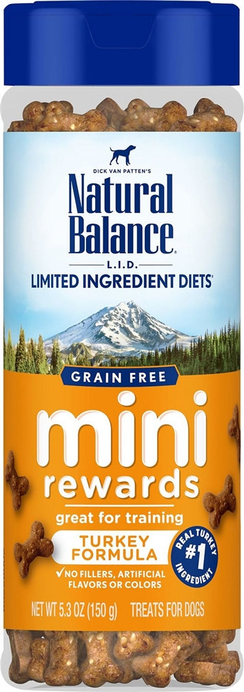 Natural Balance LID Mini Rewards Turkey Formula Soft & Chewy Dog Treats