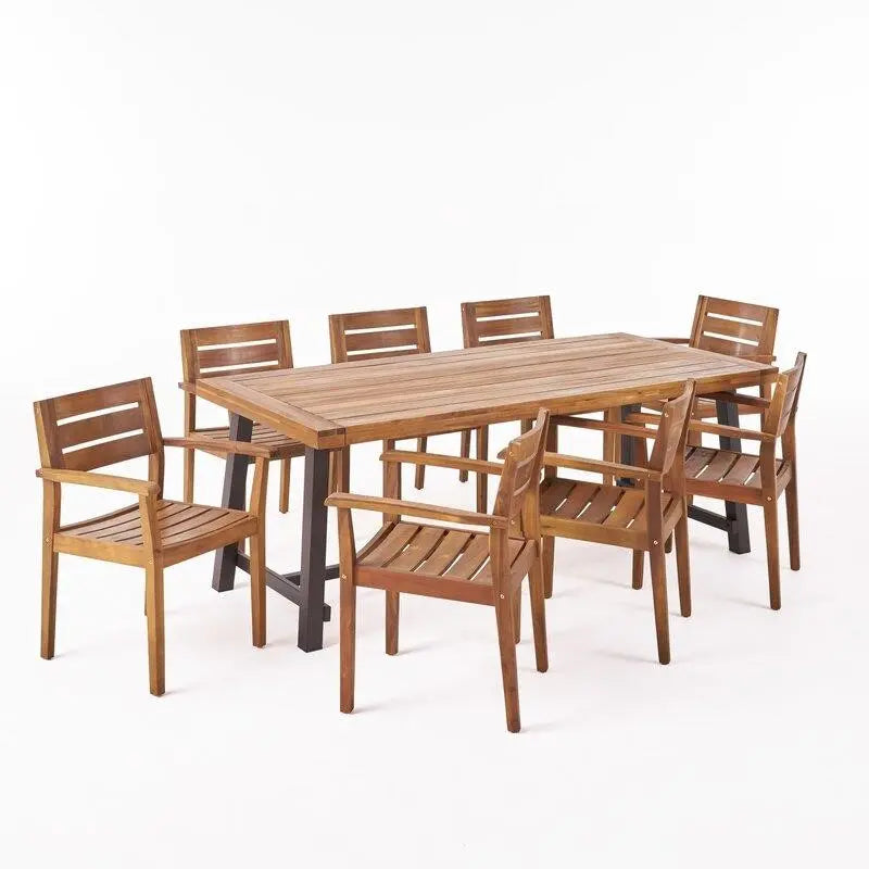 Reidy Rectangular 8 - Person 79'' Long Dining Set