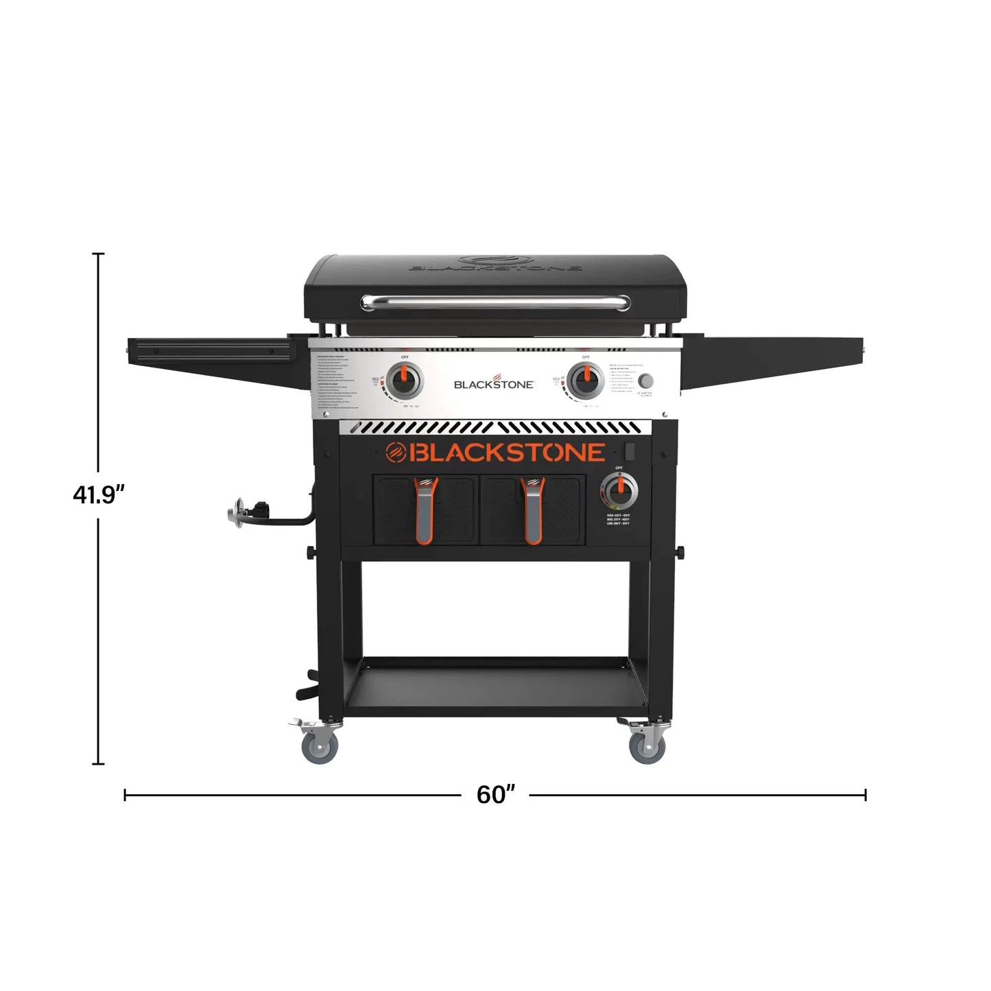 💥Clearance Sale🔥Blackstone 2-Burner 28" Griddle with Electric Air Fryer and Hood