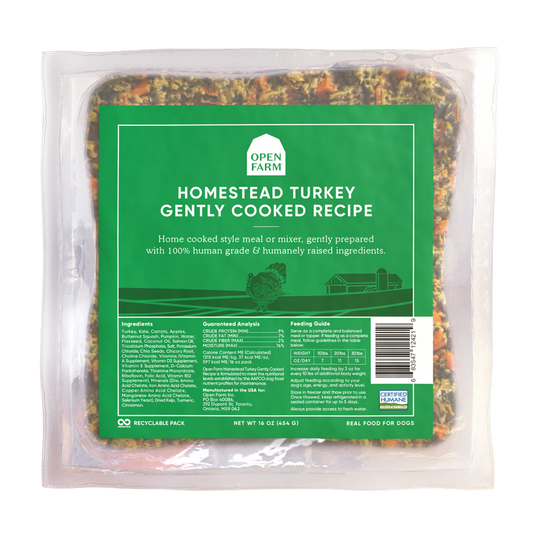 Open Farm Homestead Turkey Gently Cooked Recipe