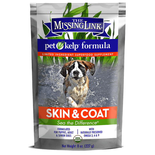 The Missing Link Pet Kelp Formula – Skin & Coat – Limited Ingredient Superfood Supplement for Dogs