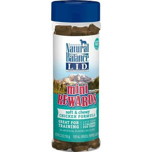 Natural Balance LID Mini Rewards Chicken Formula Soft & Chewy Dog Treats